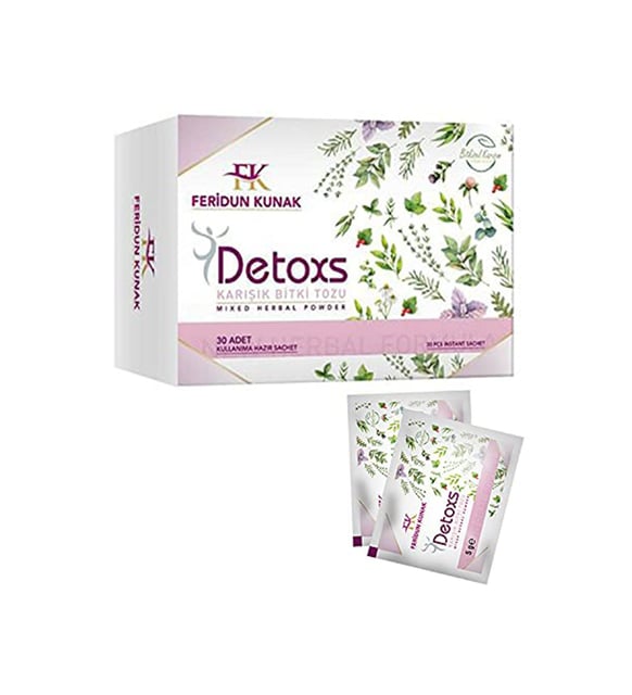 Feridun Kunak Detox Tee – Natürlicher Kräuter-Detox 60 Beutel | Fettverbrennung & Reinigung