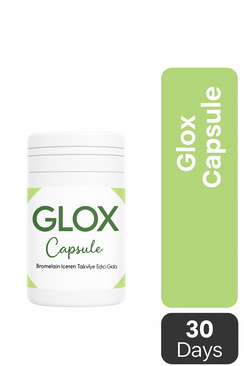 Glox Capsule Bromelain Detox – Natural Detox 30 Caps | Digestion & Slim
