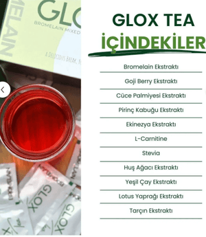 Glox Tea – Natural Herbal Detox Tea 60 Bags | Digestion & Balance