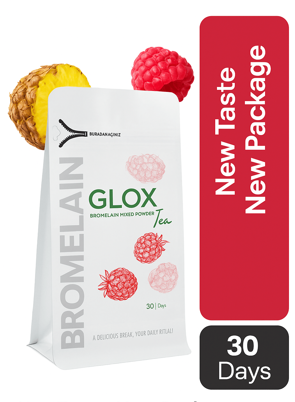 Glox Té – Té detox herbal natural 60 bolsitas | Digestión y equilibrio
