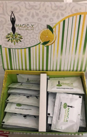Magic X Detox Lemon Tea – Natural Herbal Slimming 60 Bags | Refresh