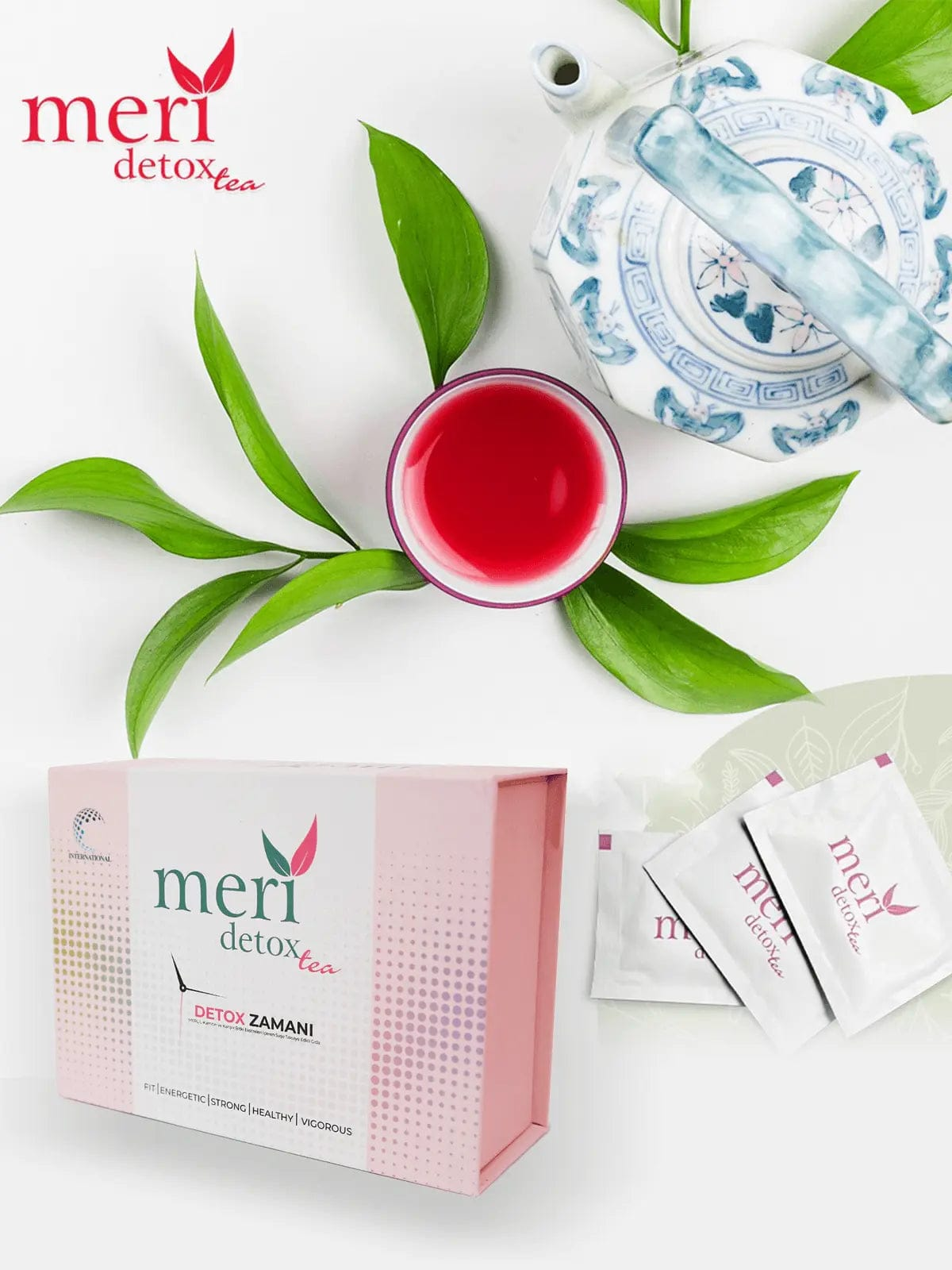 Meri Detox Té – Té detox herbal (60 bolsitas)