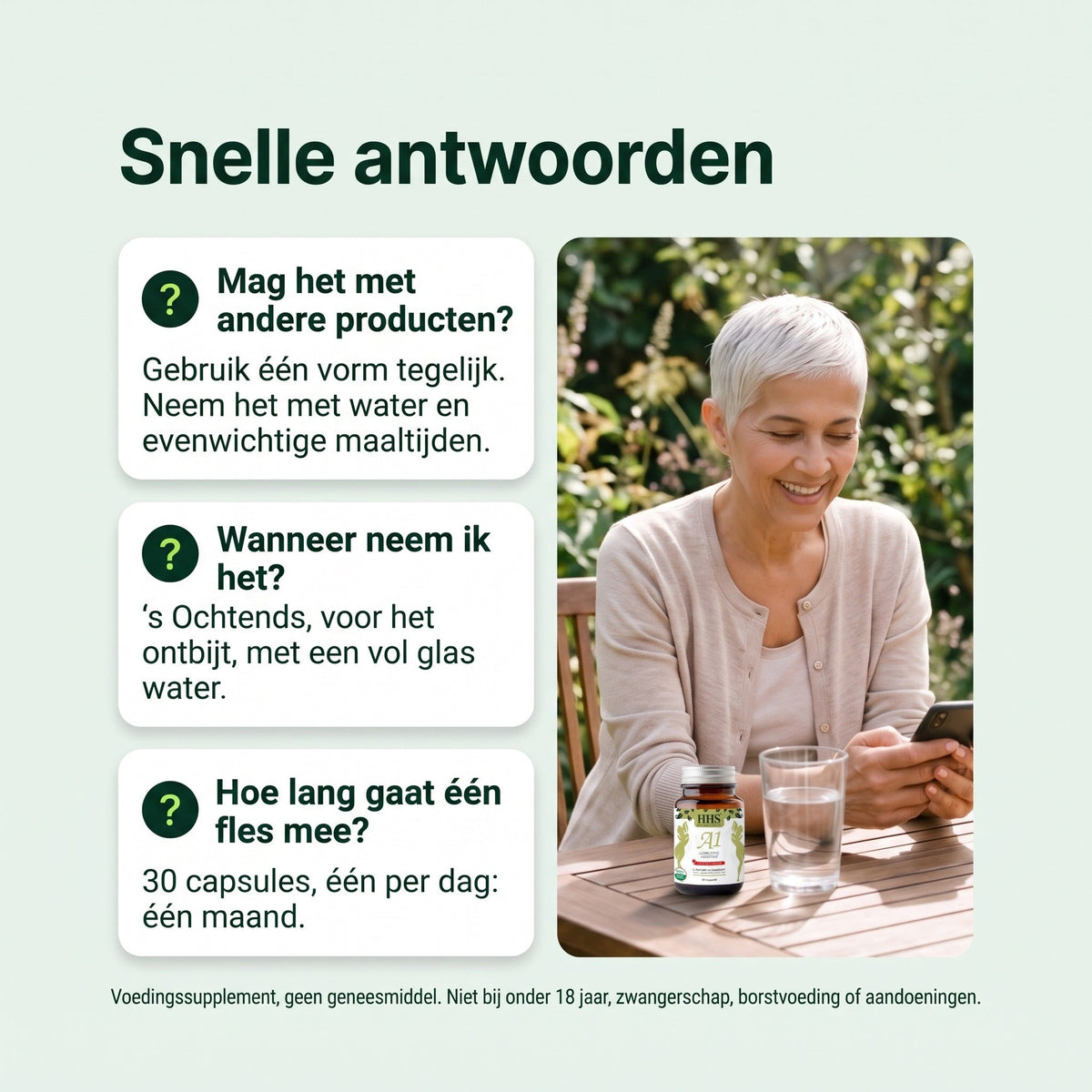 HHS A1 Capsule: Snel antwoord