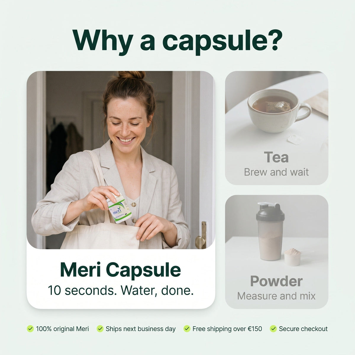Meri Detox Kapsel: Warum eine Kapsel?