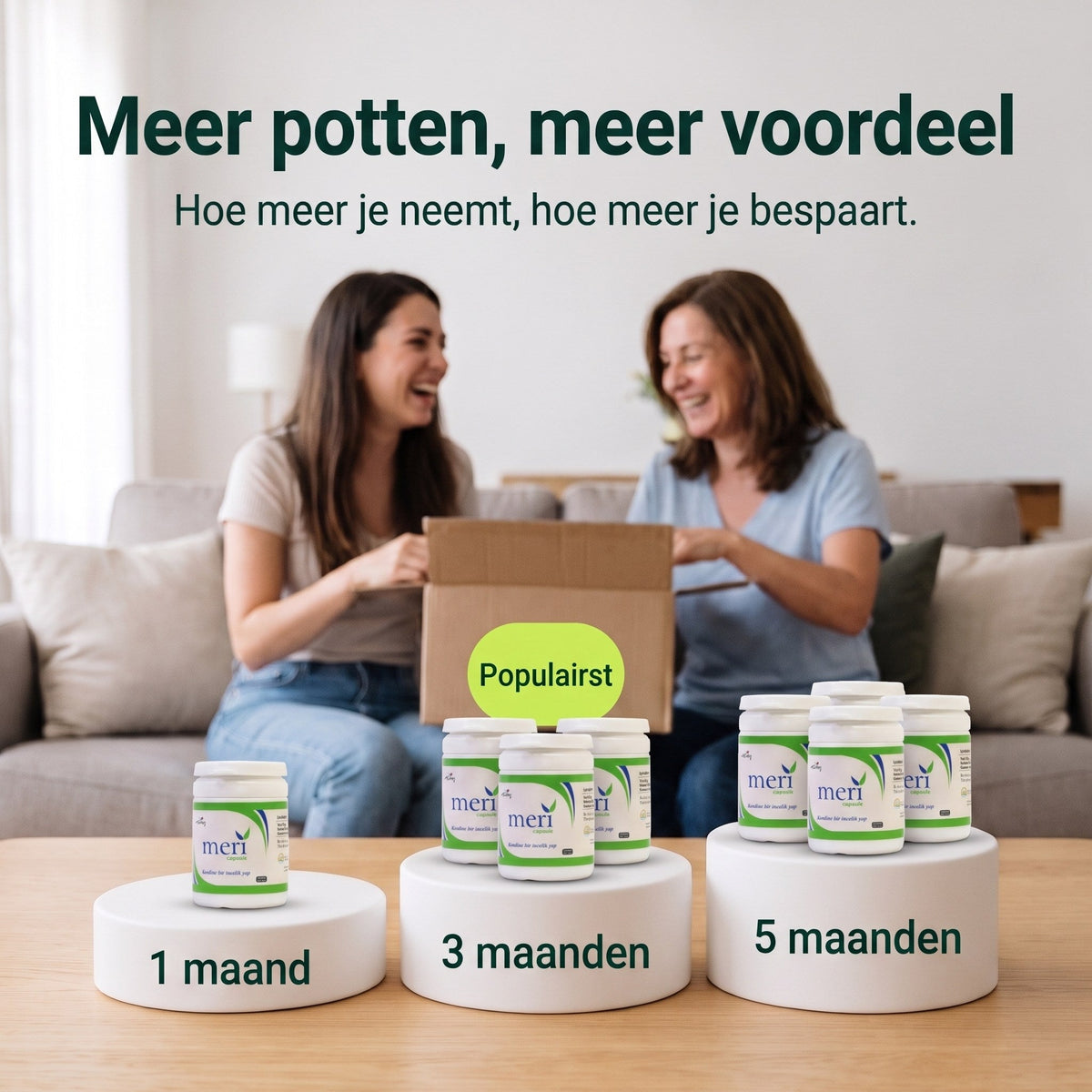 Meri Detox Capsule: Meer potten, meer voordeel