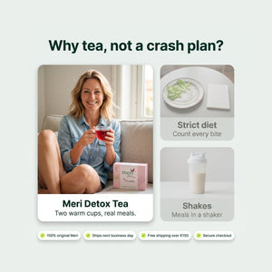 Meri Detox Tea: Why tea, not a crash plan?