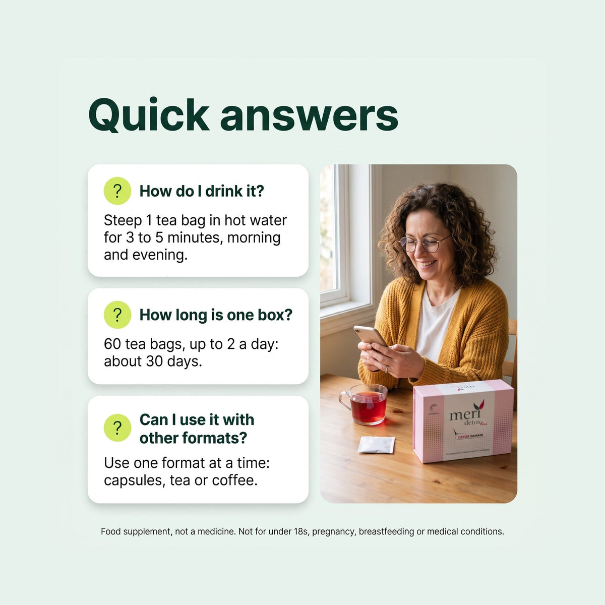 Meri Detox Tea: Quick answers